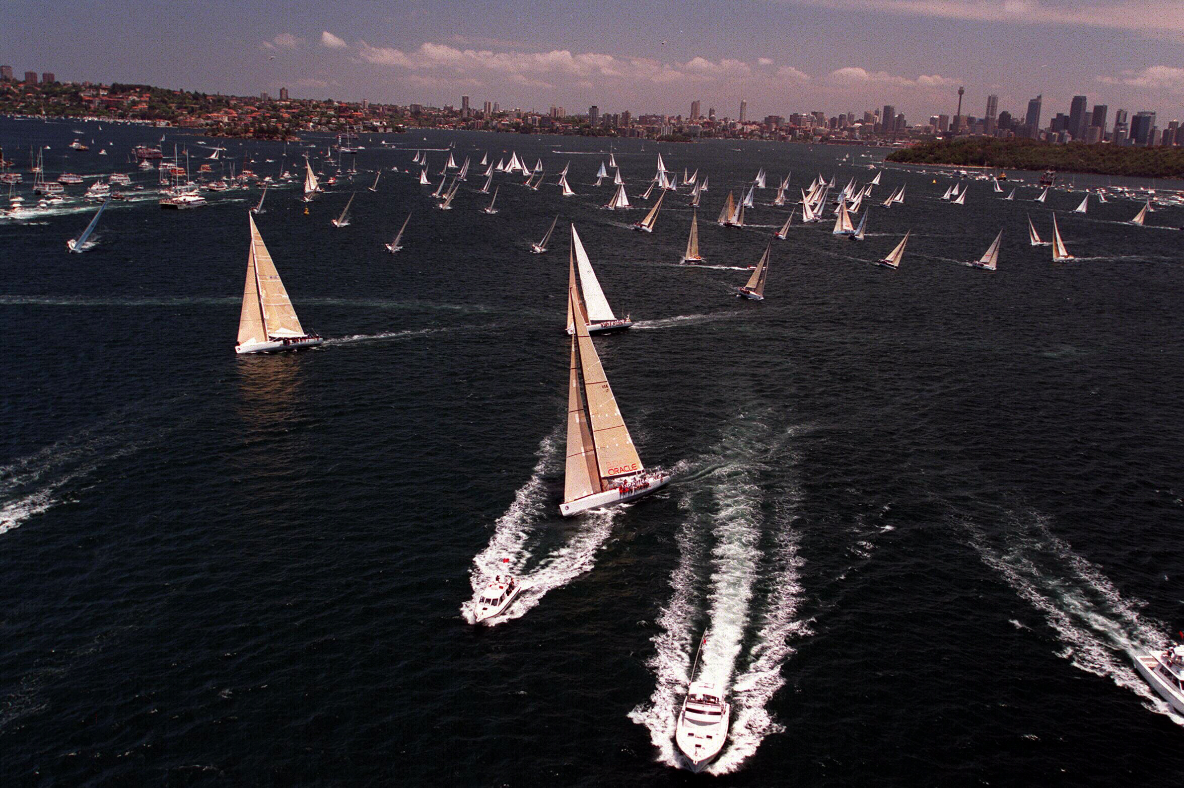 Start of Sydney Hobart race (1)